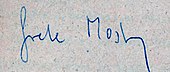 signature de Grete Mostny