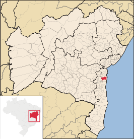 Kaart van Camamu