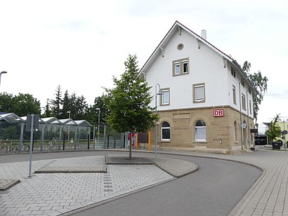 So kommt man zu Bahnhof Bondorf (b Herrenberg) mit den Öffentlichen - Mehr zum Ort Hier