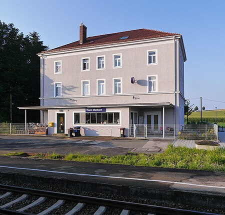 Bahnhof Thann Matzbach Empfangsgebäude 2018