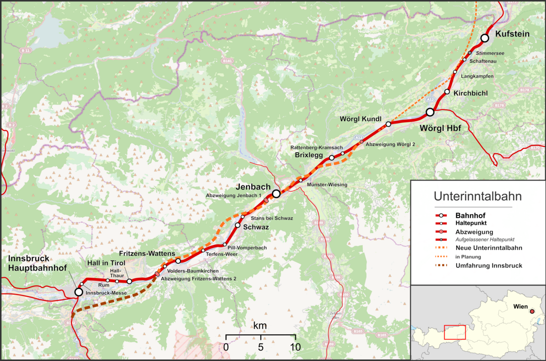 Ferrovia Kufstein-Innsbruck