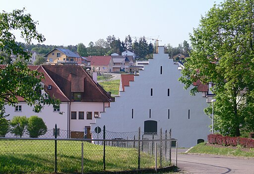 Baindt Kloster Blick zum Ort