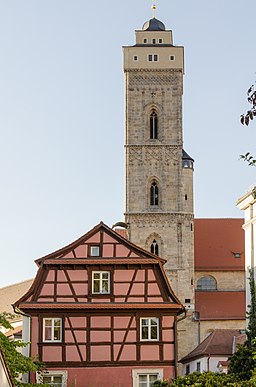 Bamberg, Hölle 15, Obere Pfarre, von Süden, 20150927, 001