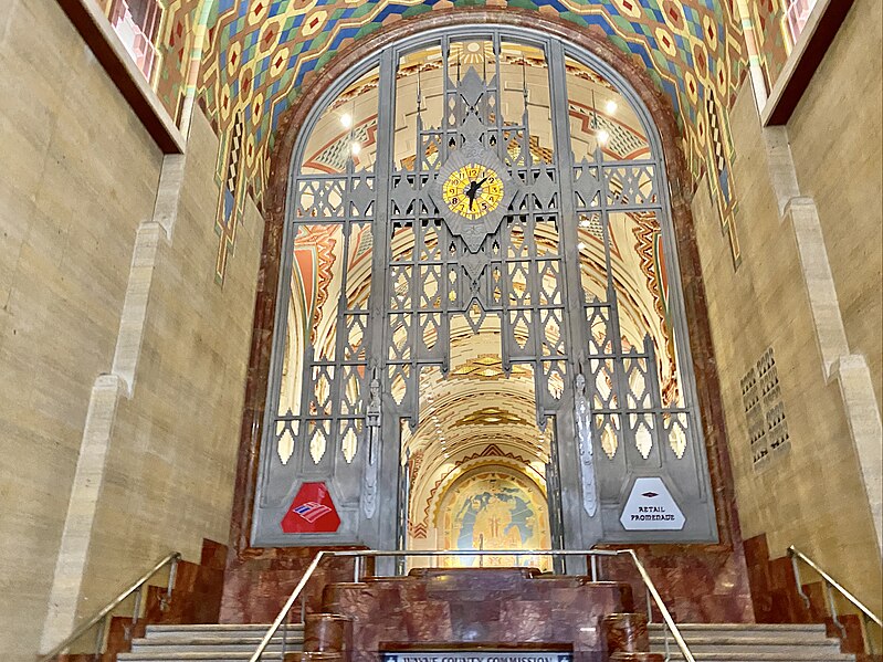 File:Banking Hall Entrance, Guardian Building, Griswold Street, Detroit, MI - 53026490597.jpg