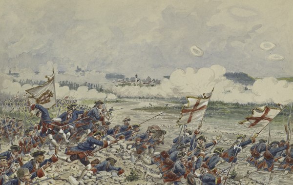 Genoese soldiers during the War of the Austrian Succession