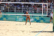 Deutsch: Beachvolleyball bei den Olympischen Jugendspielen 2018; Tag 11, 17. Oktober 2018; Jungen, Spiel um Platz 3 – USA (Devon Newberry/Lindsey Sparks)-Norwegen (Emilie Olimstad/Frida Berntsen) 1:2 (21–1/13–21/9–15) English: Beach volleyball at the 2018 Summer Youth Olympics at 17 October 2018 – Bronze Medal Match – USA (Devon Newberry/Lindsey Sparks)-Norway (Emilie Olimstad/Frida Berntsen) 1:2 (21–1/13–21/9–15)