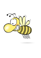 Bee1 by mimooh.svg