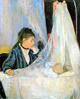 Berthe Morisot: Vaggan (1872).