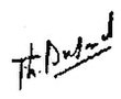 Théophile Hyacinthe Busnel aláírása