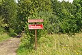 Białowieski Park Narodowy- tablica informacyjna