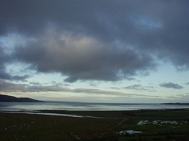 The river Bladnoch meets the Cree estuary in Wigtown Bay. Bladnoch.JPG