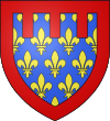 Blason comte fr Valois avant 1299.svg