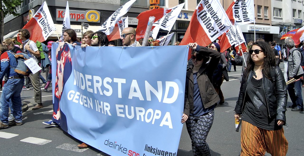 Blockupy 2014 in Düsseldorf Linksjugend.jpg