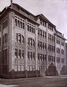 Forststraße 9, Fassade an der Seidenstraße, 1909.