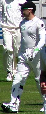 A photograph of New Zealand cricketer Brendon McCullum