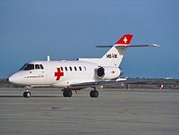 British Aerospace BAe-125-800B, Rega - Swiss Air Ambulance AN0603491