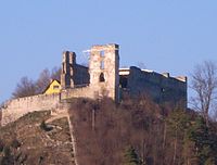 Die Ruine der Burg Obervoitsberg