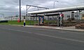 Bus stop on the eastern side of the railway station serving Buasabout route 881 and Interline routes 870-872