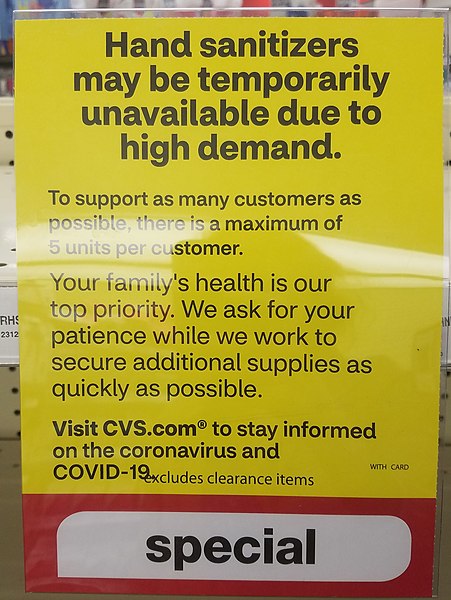 File:CVS Hand Sanitizer Notice.jpg