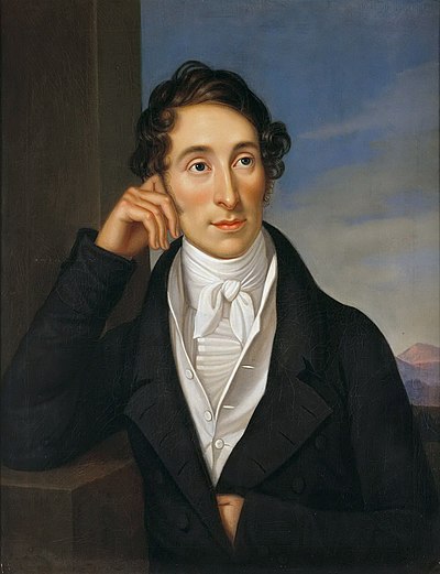 Carl Maria von Weber (1821), by Caroline Bardua