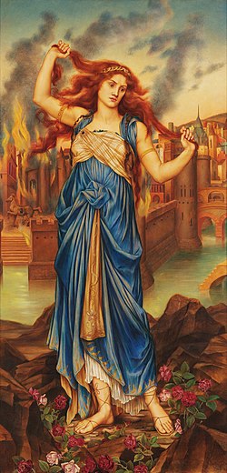 Evelyn De Morgan Kasszandra-festménye