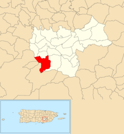 Cercadillo, Cayey, Puerto Rico locator map.png