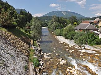 The Chéran in Lescheraines