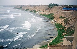 Pacific coast near Chancay