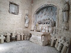 La chapelle du Saint-Sépulcre située dans l'église.