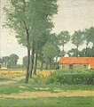 Charles Warren Eaton, Farm in Belgium