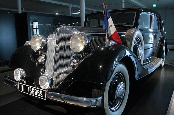 Charles de Gaulle's 1936 Horch 830 BL convertible, Bundeswehr Military History Museum, Dresden