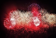 I fuochi d'artificio in occasione della festa patronale di Nostra Signora dell'Orto (2 luglio).