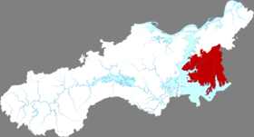 Localisation de Dūchāng Xiàn