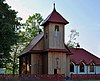 Church of St. Andrew Bobola (former evangelical church), Gawłów village, Bochnia county, Lesser Poland Voivodeship, Poland.jpeg