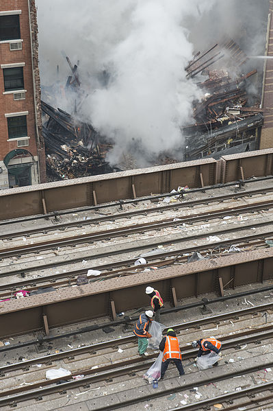 File:Clearing Metro-North Tracks After Building Collapse (13110978623).jpg