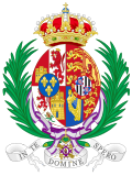 Wappen von Victoria Eugenie von Battenberg, Königingemahlin von Spanien.svg