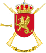 Coat of Arms of the 47th Light Infantry Regiment Palma