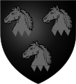 Powys.svg: n kuninkaan Brochwel Ysgrithrogin vaakuna