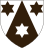 Coat of arms of the Carmelite order (simple).svg