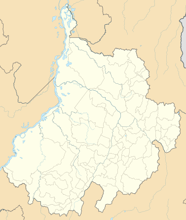 Location map Колумбиэ Сантандер