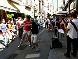 ]]. Pl. Llibertat (Barcelona). This is a photo of a building listed in the Catalan heritage register as Bé Cultural d'Interès Local (BCIL) under the reference 08019/2586. Object location 41° 23′ 59.46″ N, 2° 09′ 12.52″ E  View all coordinates using: OpenStreetMap