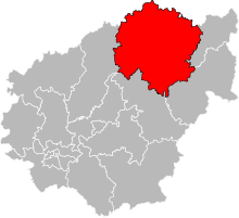 Le canton du Plateau de Millevaches, en vigueur depuis 2015 dans le nord de la Corrèze. Le plateau de Millevaches déborde cependant sur les départements voisins de Creuse et Haute-Vienne.