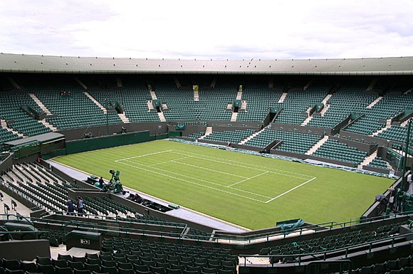 No. 1 Court (before the retractable roof was installed in 2019)