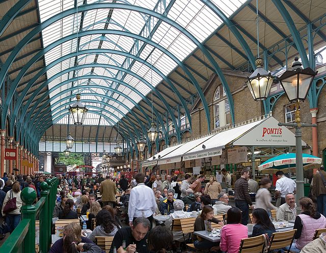 Interior of the former vegetable market, 2006