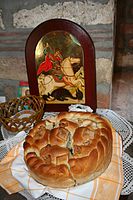Славски колач у цркви Св. Јована Шангајског на Церу