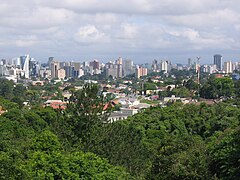 La skyline da Curitiba