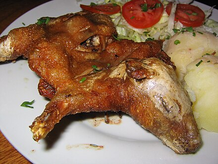 "Cuy", the regional specialty, roasted guinea pig