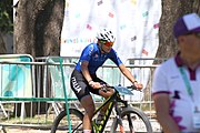 Deutsch: Radsport bei den Olympischen Jugendspielen 2018 Tag 10, 16. Oktober 2018 - Combined Criterium – XCC Rennen weiblich English: Cycling at the 2018 Summer Youth Olympics – Women's Combined Criterium – XCC Race on 16 October 2018.