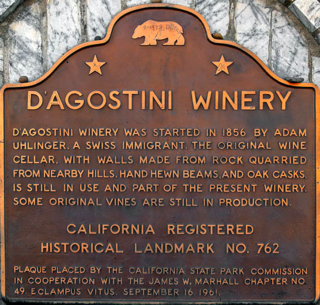<span class="mw-page-title-main">D'Agostini Winery</span> Historic site in Plymouth, California