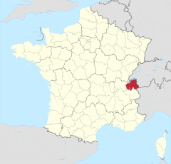 Haute-Savoieの位置
